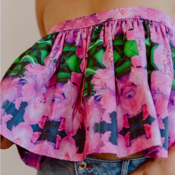 Organic Cotton Flower 🌺 Top - Picture 3 of 3